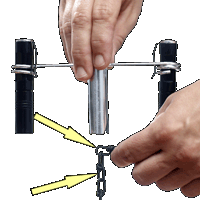 Montageschritt 1: Greifen